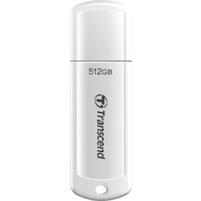 Transcend JetFlash 700/730 USB flash drive 512 GB USB Type-A 3.2 Gen 1 (3.1 Gen 1) Zwart, Wit