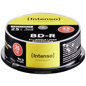 Intenso 5101114 Blu-ray BD-R SL disc 25 GB 25 stuk(s) Spindel Bedrukbaar