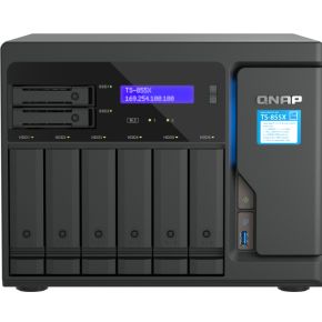 QNAP TS-855X SAN Tower Ethernet LAN Zwart C5125