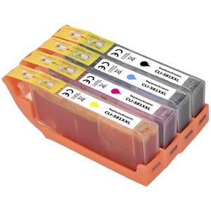 Renkforce Inkt combipack vervangt Canon CLI-581 XXL BKCMY (1998C005) Compatibel Zwart, Cyaan, Magenta, Geel RF-5679864