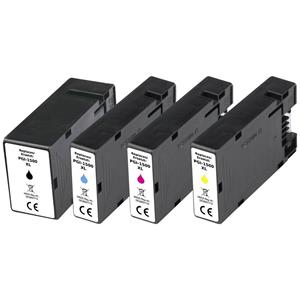 Renkforce Inkt combipack vervangt Canon PGI-1500XL (9182B004) Compatibel Zwart, Cyaan, Magenta, Geel RF-5706078