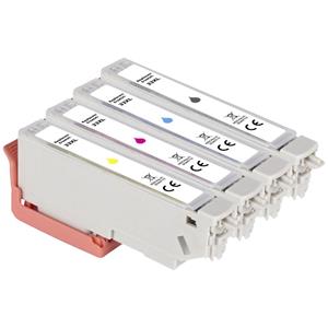 Renkforce Inkt combipack vervangt Epson 33XL (C13T335740) Compatibel Zwart, Cyaan, Magenta, Geel RF-5706062