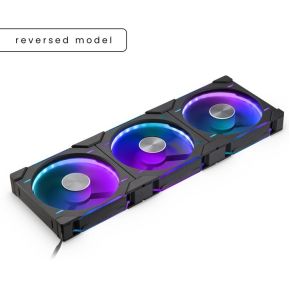 Phanteks D30 PWM Reverse Airflow D-RGB 140MM Black 3-Pack