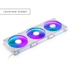 Phanteks D30 PWM Reverse Airflow D-RGB PC-Gehäuse-Lüfter Weiß (B x H x T) 140 x 30 x 140mm
