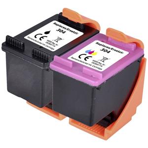 Renkforce Inkt combipack vervangt HP 304 (3JB05AE) Compatibel Combipack Zwart, Cyaan, Magenta, Geel RF-I-HP304BKCMY RF-5628894