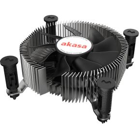 Akasa Intel LGA1700 Processor Hybride koeler Aluminium, Zwart 1 stuk(s)