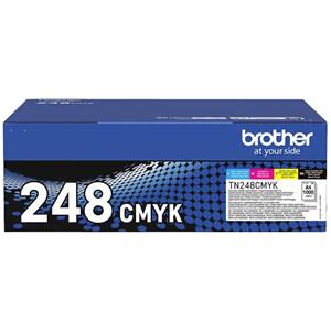 Brother Toner multipack TN-248VAL TN248VAL Origineel Zwart, Cyaan, Magenta, Geel 1000 bladzijden