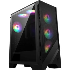 MSI MAG FORGE 120A AIRFLOW computerbehuizing Midi Tower Zwart, Transparant