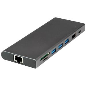 Value USB-C Dockingstation 12991138 Passend für Marke: Universal integrierter Kartenleser, USB-C�