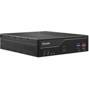 Shuttle Slim PC DH670V2 , S1700, 2x HDMI, 2x DP , 2x 2.5G LAN, 2x COM, 8x USB, 1x 2.5 , 2x M.2, 24/7