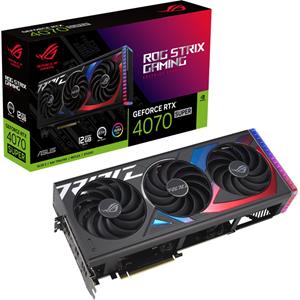 ASUS ROG Strix GeForce RTX 4070 SUPER 12GB GDDR6X grafische kaart 2x HDMI, 3x DisplayPort, DLSS 3