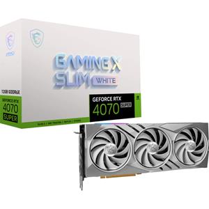 MSI GeForce RTX 4070 SUPER 12G GAMING X SLIM WHITE grafische kaart 1x HDMI, 3x DisplayPort, DLSS 3