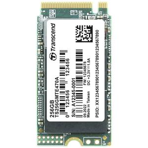 Transcend MTE470A 256GB Interne M.2 PCIe NVMe SSD 2242 PCIe NVMe 3.0 x4 Retail TS256GMTE470A