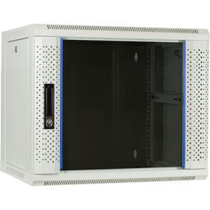 9U witte wandkast met glazen deur - DS6409W Server rack