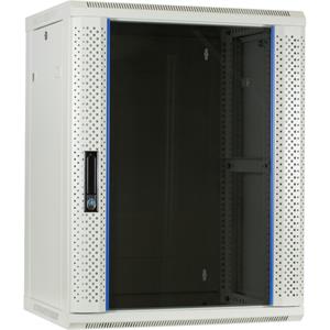 DSI 15U witte wandkast met glazen deur - DS6415W Server rack