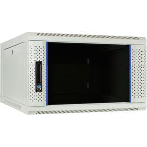 6U witte wandkast met glazen deur - DS6606W Server rack