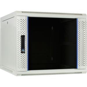 DSI 9U witte wandkast met glazen deur - DS6609W Server rack