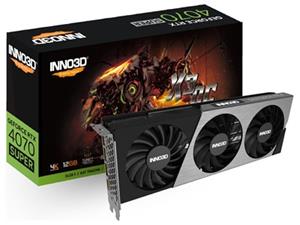 inno3d Inno 3D Grafikkarte Nvidia GeForce RTX 4070 Super X3 OC 12GB GDDR6X-RAM PCIe x16 HDMI, DisplayPort