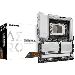 GIGABYTE TRX50 AERO D moederbord RAID, 10GB-LAN, 2,5GB-LAN, WLAN, BT, Sound, E-ATX