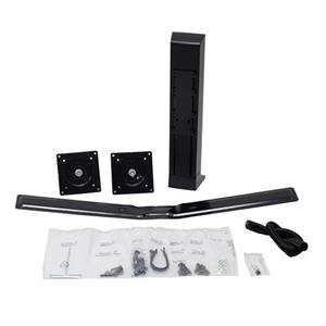 Ergotron WorkFit Dual Monitor Kit, schwa monitorarm