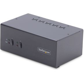 Startech .com P2DD46A2- KVM-switch Zwart