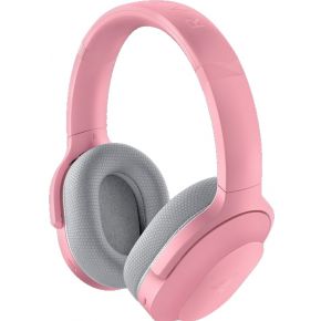 RAZER Barracuda Over Ear headset Gamen Kabel, Bluetooth, Radiografisch Stereo Kwarts, Pink Volumeregeling, Microfoon uitschakelbaar (mute)