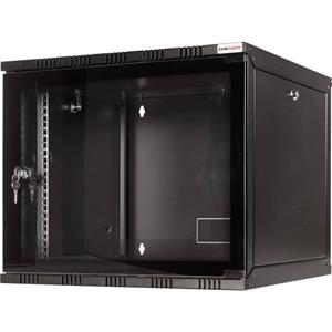 LogiLink 19 WALLMOUNT SOHO BOX 9U 540*550, BLACK, FLATPACK 19inch-wandkast (b x h x d) 540 x 456 x 550 mm 9 HE Zwart (RAL 9005)