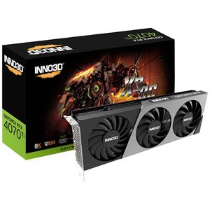 inno3d Inno 3D Grafikkarte Nvidia GeForce RTX 4070 Ti 12GB GDDR6X-RAM PCIe 4.0 x16, HDMI, DisplayPort