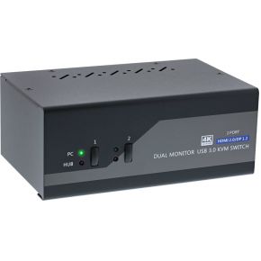 InLine 62642I KVM-switch Zwart