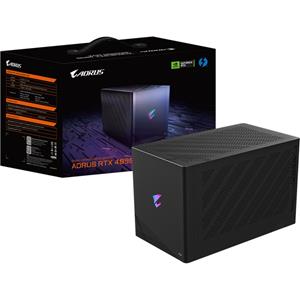 GIGABYTE AORUS RTX 4090 Gaming Box grafische kaart 1x HDMI, 3x DisplayPort, 1x Thunderbolt 3, RJ-45, USB-C, USB-A