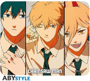 Abystyle Chainsaw Man Flexible Mousepad - Denji, Aki & Power