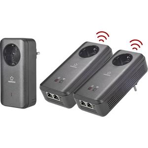 Renkforce PL1200D WiFi Powerline WLAN Network Kit RF-4660434 1.2 GBit/s