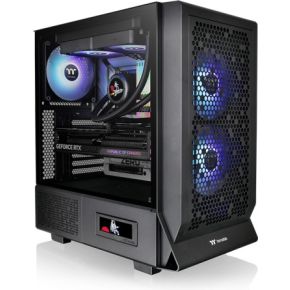 Thermaltake Ceres 330 TG Midi-Tower Gaming-Gehäuse Schwarz Seitenfenster