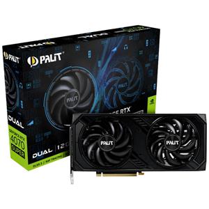 Palit Videokaart Nvidia GeForce RTX 4070 Super DUAL 12 GB GDDR6X-RAM PCIe x16 HDMI, DisplayPort NVIDIA G-Sync