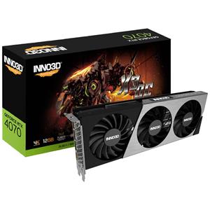 inno3d Inno 3D Grafikkarte Nvidia GeForce RTX 4070 12GB GDDR6X-RAM PCIe 4.0 x16, HDMI, DisplayPort