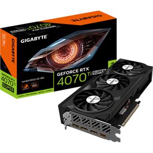 Gigabyte Grafikkarte Nvidia GeForce RTX 4070 Ti SUPER WINDFORCE OC 16GB GDDR6X-RAM PCIe x16 HDMI,
