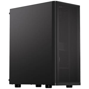 Endorfy Ventum 200 Solid Midi-tower PC-behuizing Zwart 1 voorgeïnstalleerde ventilator, Stoffilter