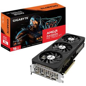 Gigabyte Videokaart AMD Radeon RX 7600 XT GAMING OC 16 GB GDDR6-RAM PCIe x16 HDMI, DisplayPort RGB-verlichting , Overclocked