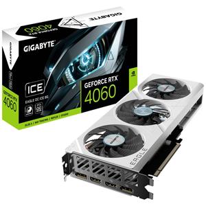 Gigabyte Videokaart Nvidia GeForce RTX 4060 EAGLE OC ICE 8 GB GDDR6-RAM PCIe x16 DisplayPort, HDMI Overclocked