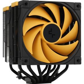 Deepcool AK620 Zero Dark Zoria Processor Luchtkoeler 12 cm Zwart, Geel 1 stuk(s)