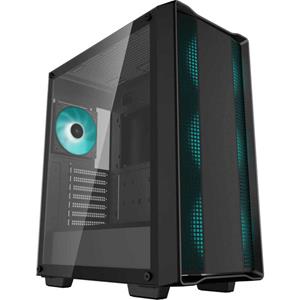 DeepCool CC560 Midi-Tower PC-Gehäuse Schwarz 4 Vorinstallierte LED Lüfter