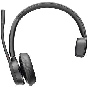 POLY Voyager 4310 On Ear Headset Bluetooth, kabelgebunden Mono Schwarz Headset, Mono