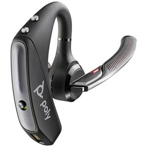POLY Voyager 5200 In Ear Headset Bluetooth Mono Schwarz Headset, Mono, Ohrbügel