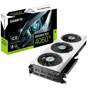 Gigabyte Videokaart Nvidia GeForce RTX 4060 Ti EAGLE OC 8 GB GDDR6-RAM PCIe x16 DisplayPort, HDMI Overclocked