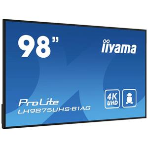 Iiyama PROLITE LH9875UHS-B1AG Digital Signage display Energielabel: G (A - G) 249 cm 98 inch 3840 x 2160 Pixel 24/7