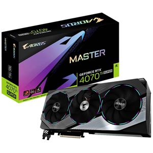 Gigabyte Videokaart Nvidia GeForce RTX 4070 Ti AORUS SUPER MASTER 16 GB GDDR6X-RAM PCIe x16 HDMI, DisplayPort