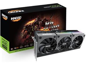 inno3d Inno 3D Grafikkarte Nvidia GeForce RTX 4080 Super X3 OC 16GB GDDR6X-RAM PCIe x16 HDMI, DisplayPort