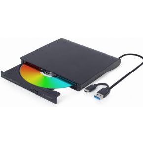DVD-USB-03 optisch schijfstation DVD±RW Zwart