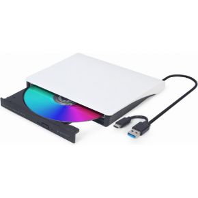 DVD-USB-03-BW optisch schijfstation DVD±RW Zwart, Wit