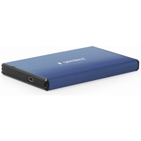 Gembird EE2-U3S-3-DB behuizing voor opslagstations HDD-behuizing Blauw 2.5